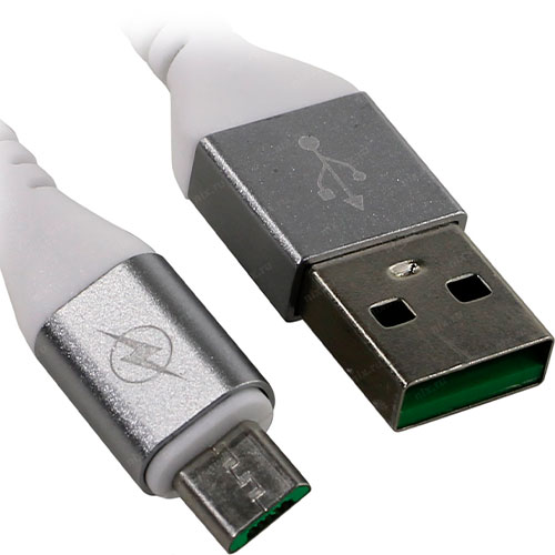 Дата-кабель Smartbuy MicroUSB кабель в TPE оплетке Flow 3D, 1м, мет. наконечник от Вольт Маркет